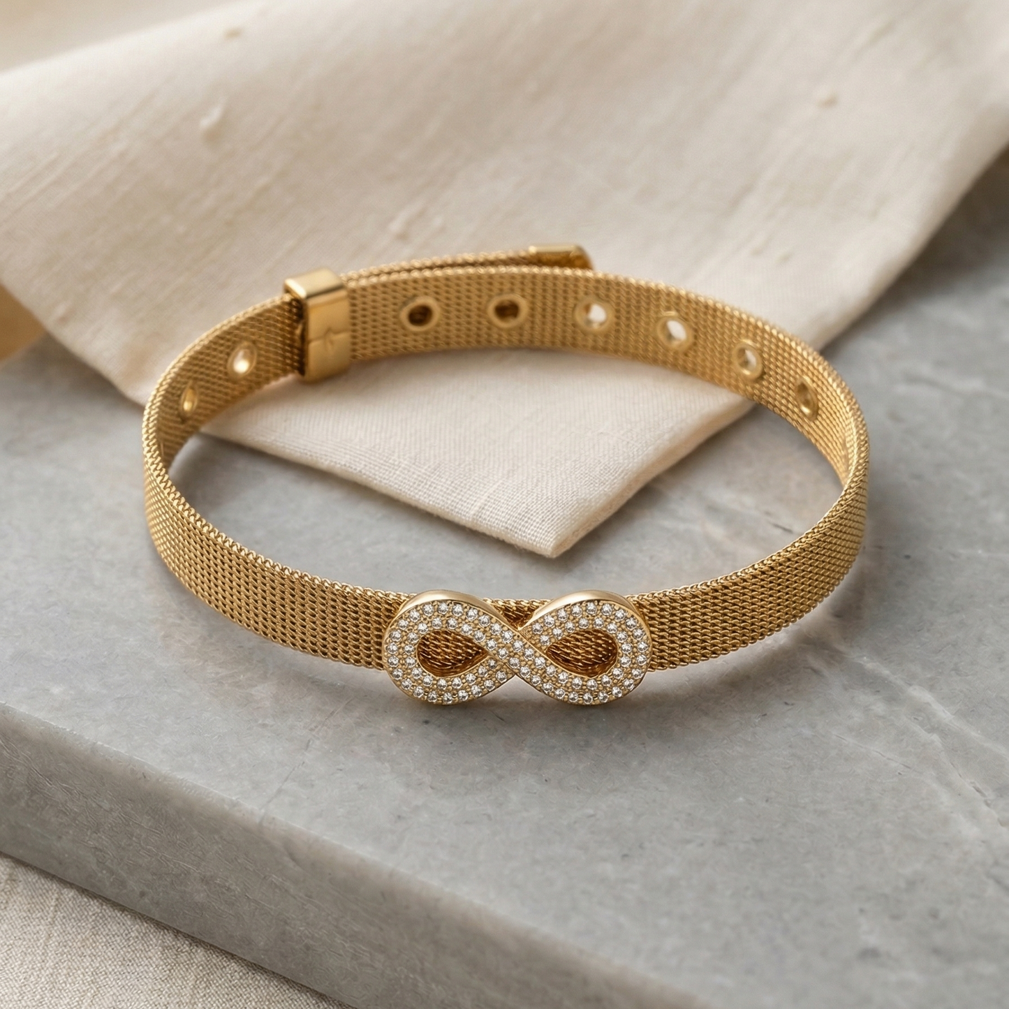 Infinity Grace Mesh Bracelet