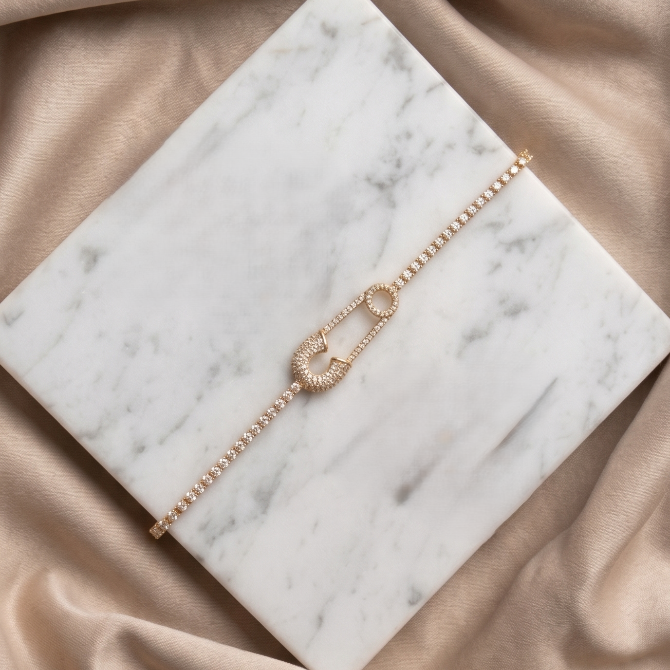 Infinity Pin Bracelet