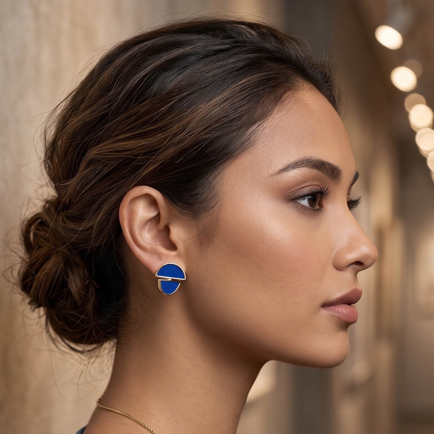 Cobalt Muse Studs