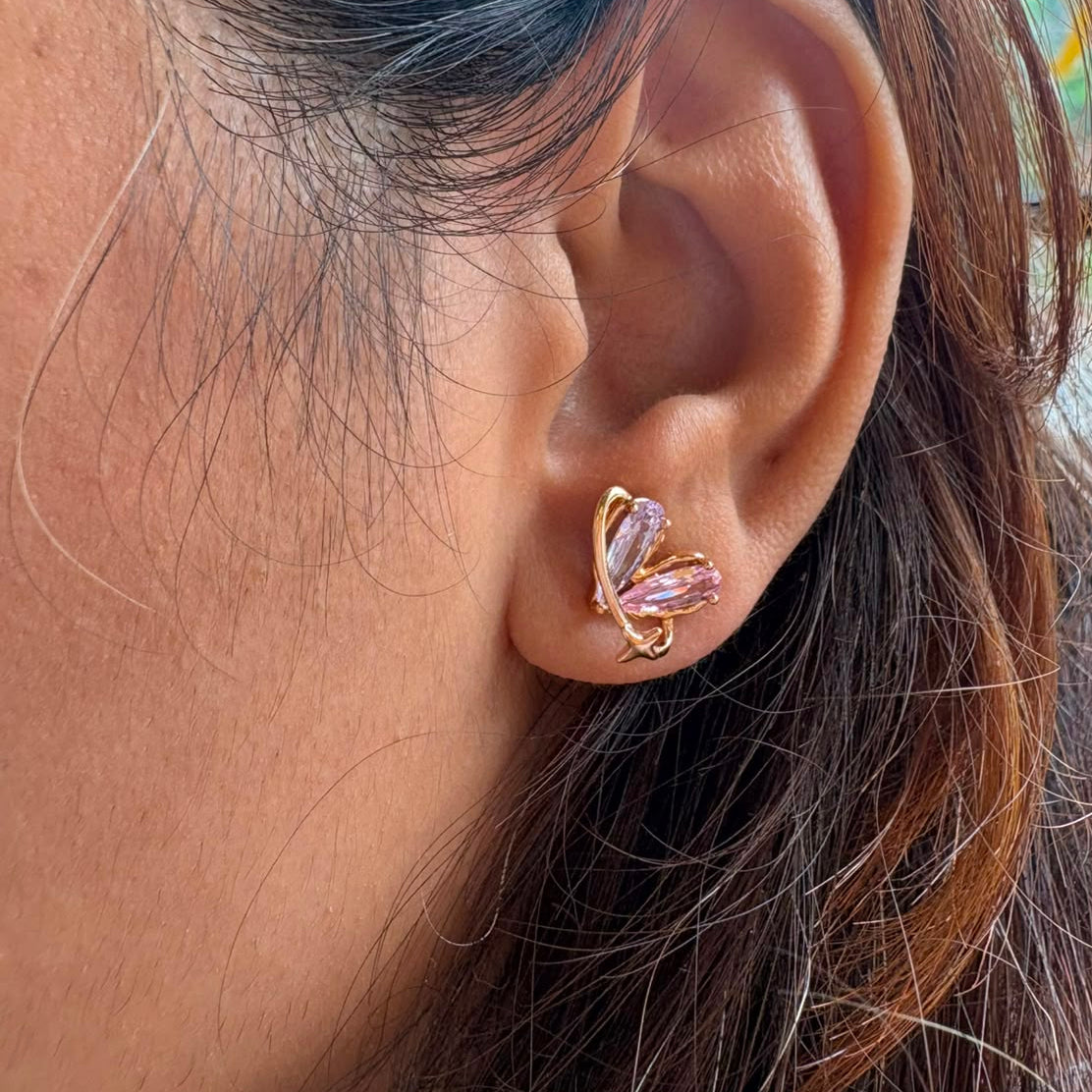 Amethyst Flutter Earrings