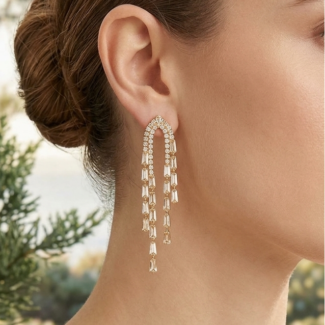 Stellar Line Earrings