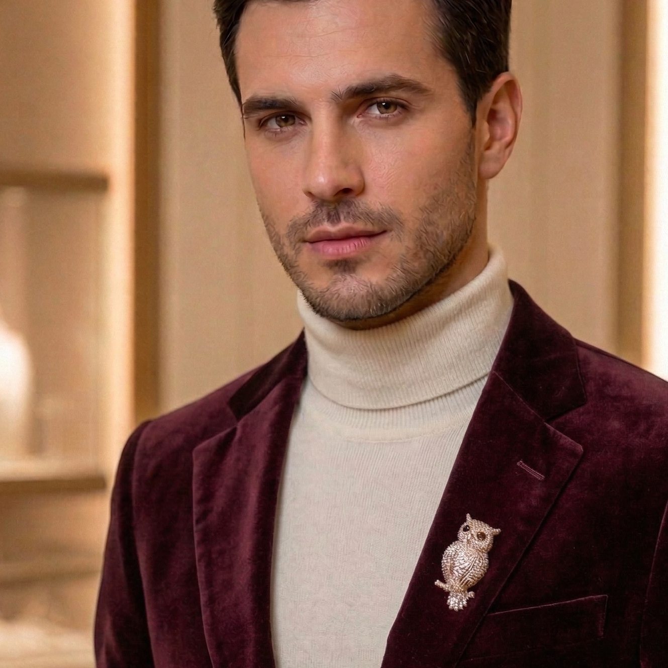 Owl Luxe Brooch