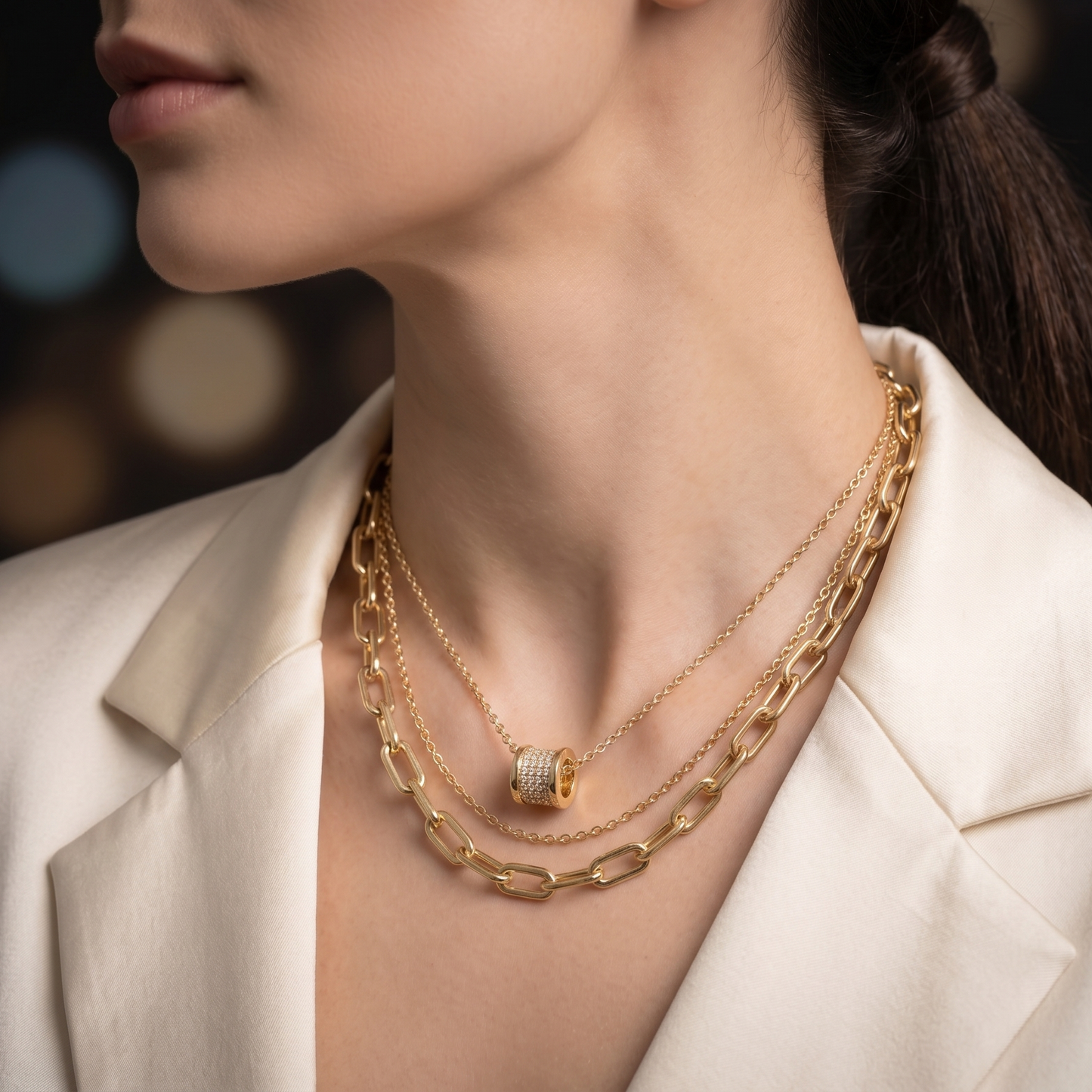 Luxe Link Layer Neckchain