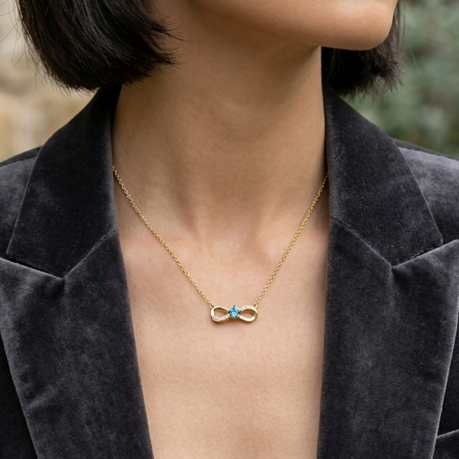 Aqua Infinity Neckchain