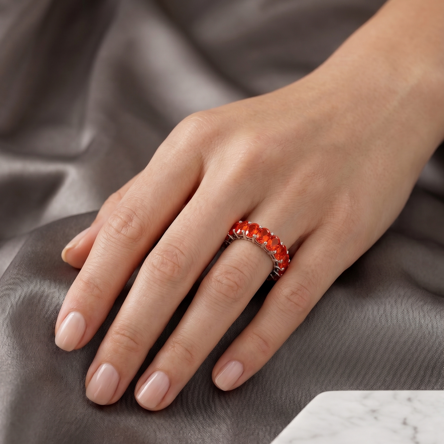 Scarlet Eternity Ring