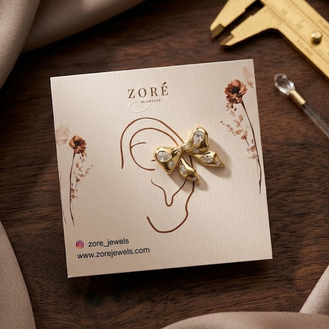 Elegant Bow Ear Cuff