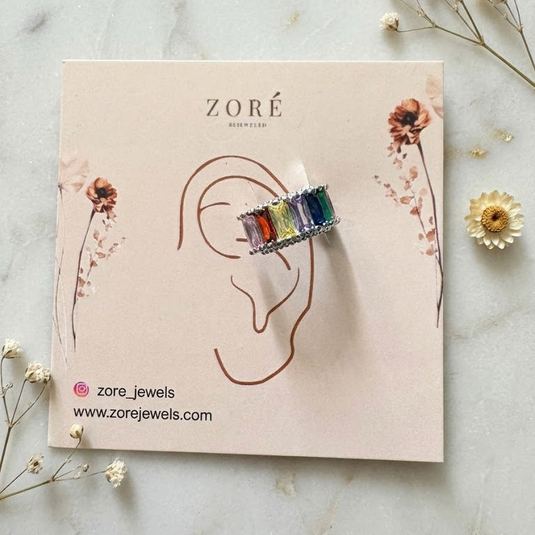 Prism Glow Ear Cuff