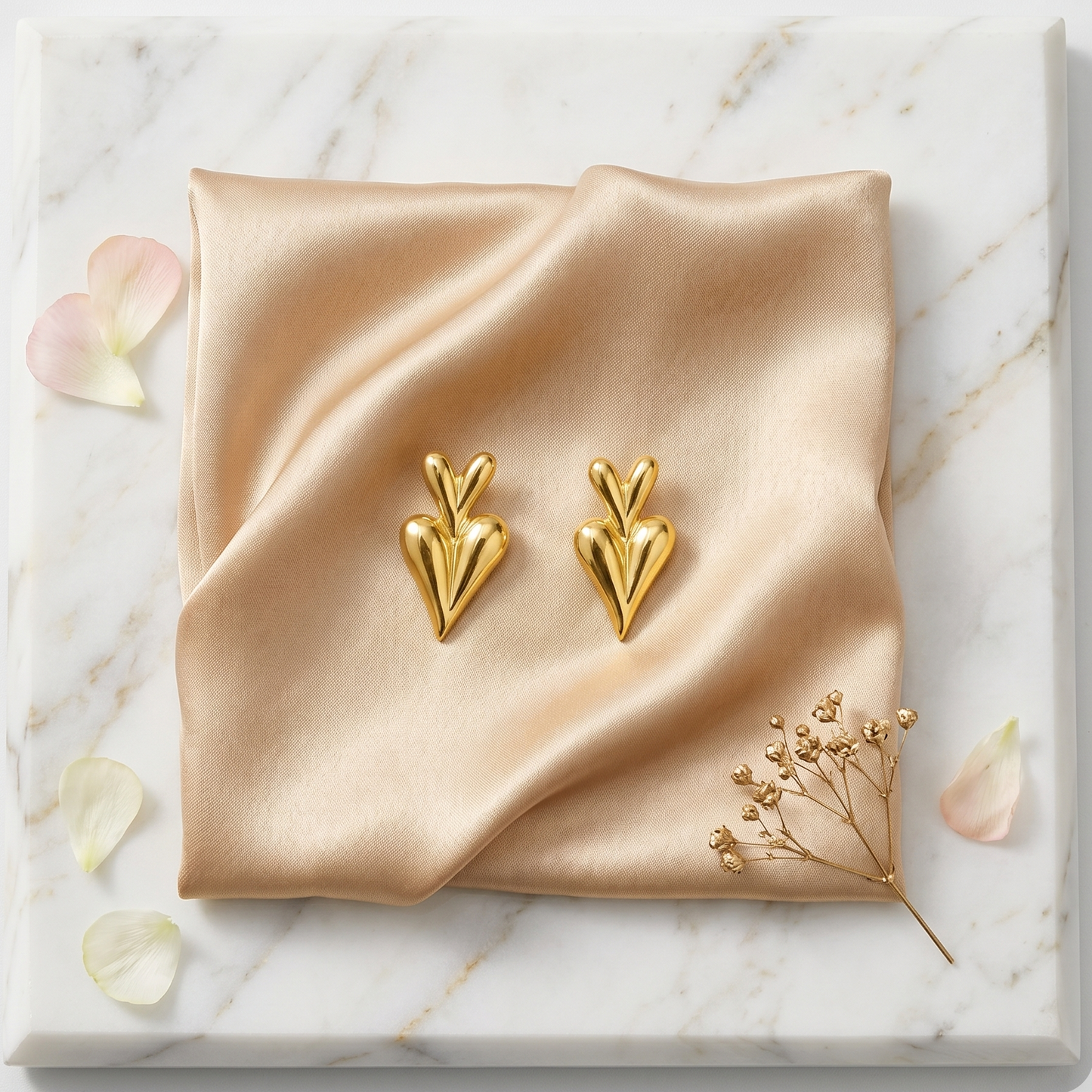 Double Heart Earring