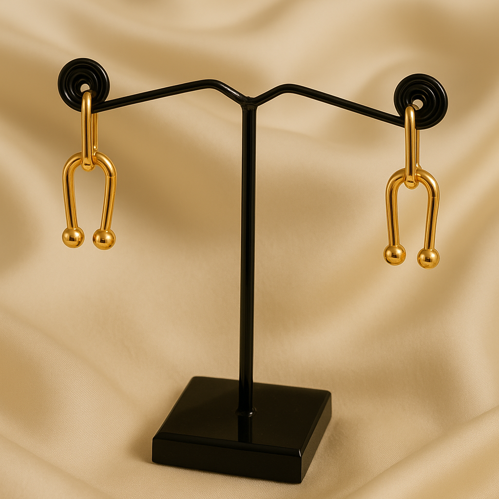 Nova Link Drop Earrings
