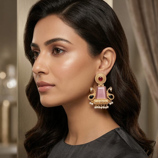 Blush Heritage Pearl Earrings