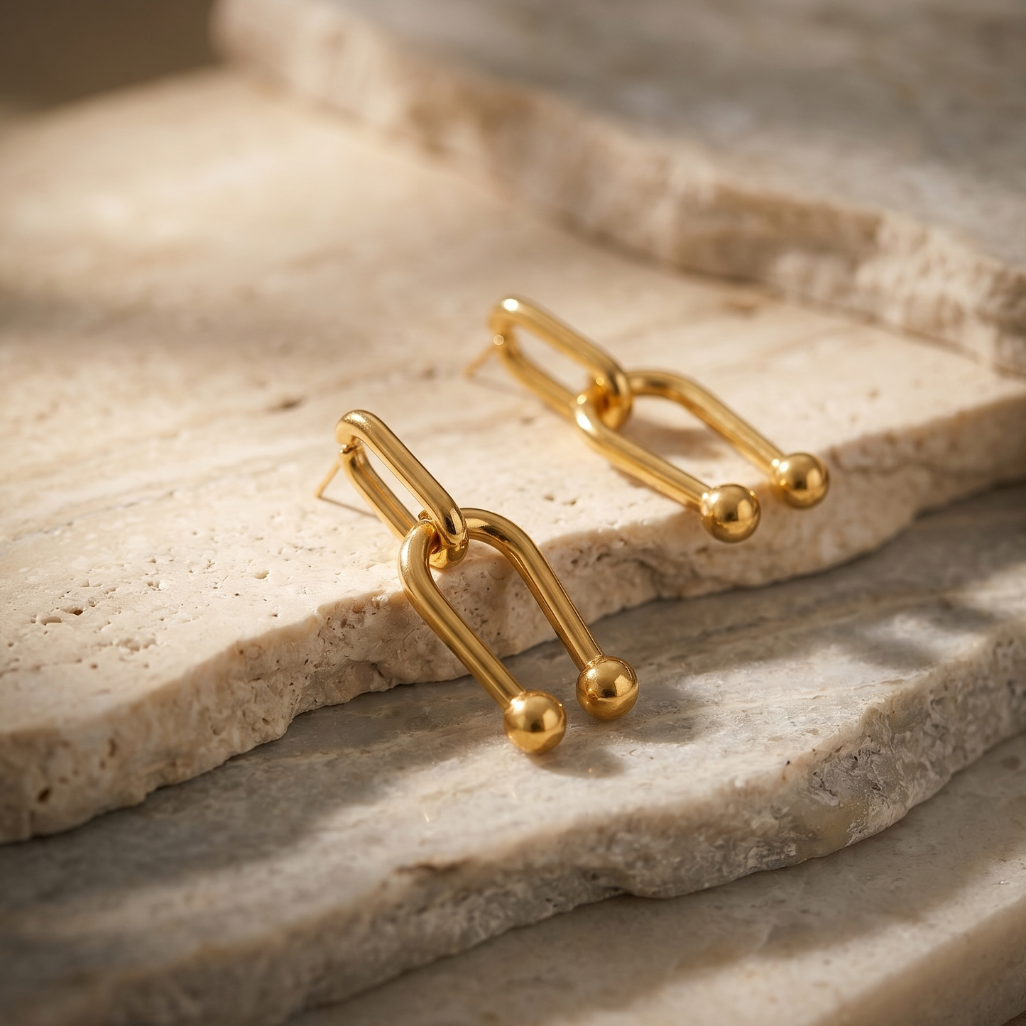 Nova Link Drop Earrings