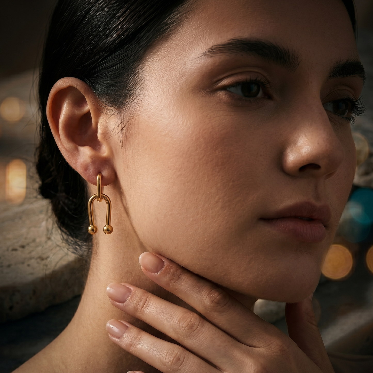 Nova Link Drop Earrings