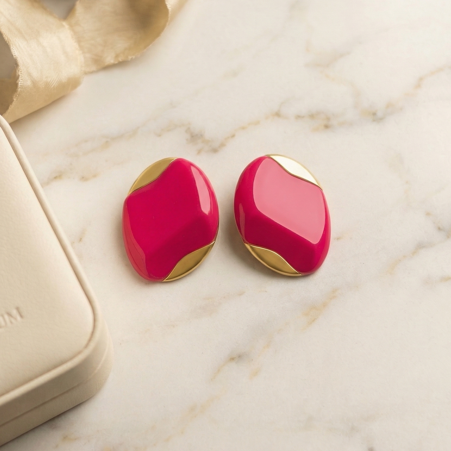 Blush Luxe Statement Studs