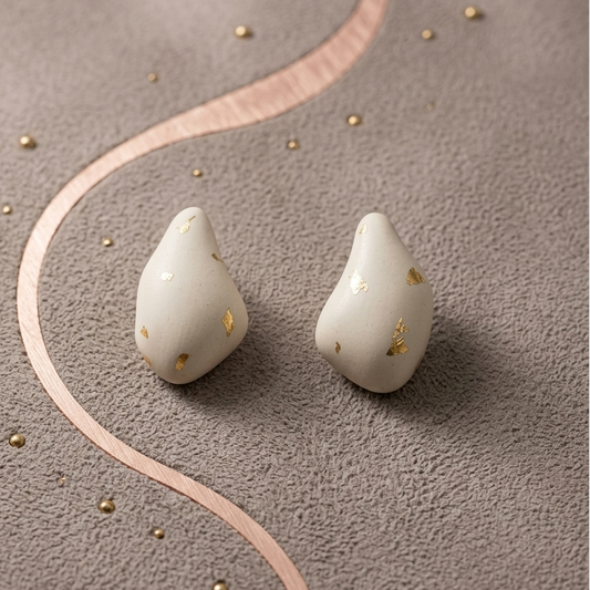 Ivory Whisper Studs