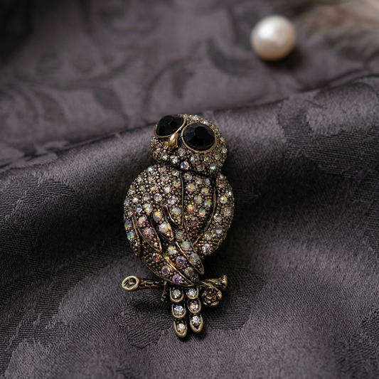 Owl Luxe Brooch