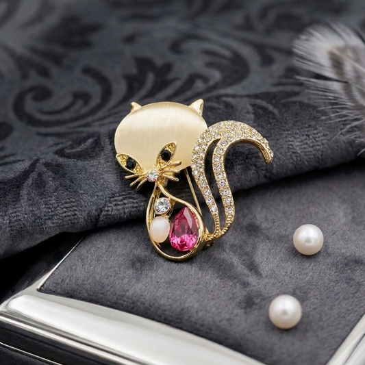 Feline Charm Brooch