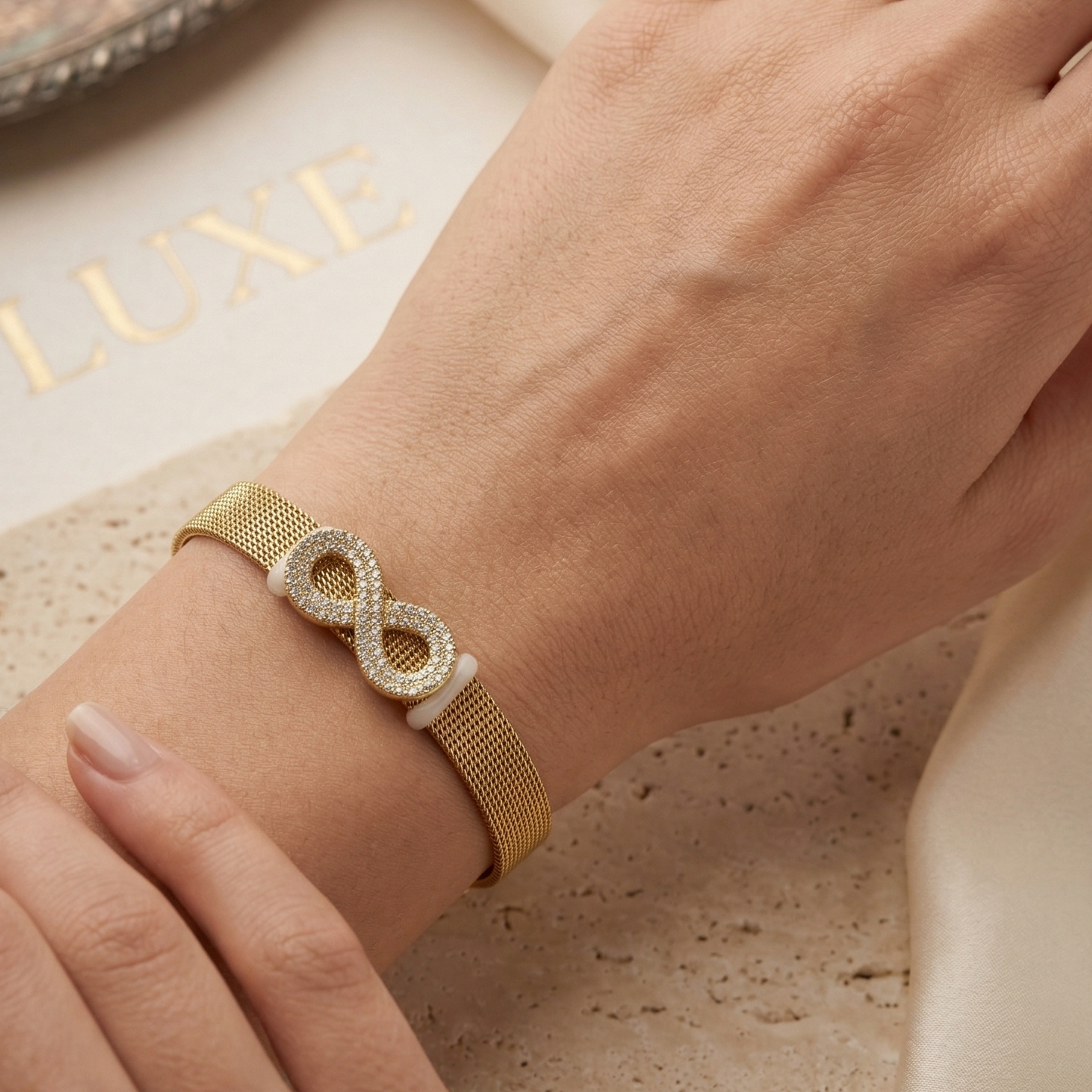 Infinity Grace Mesh Bracelet