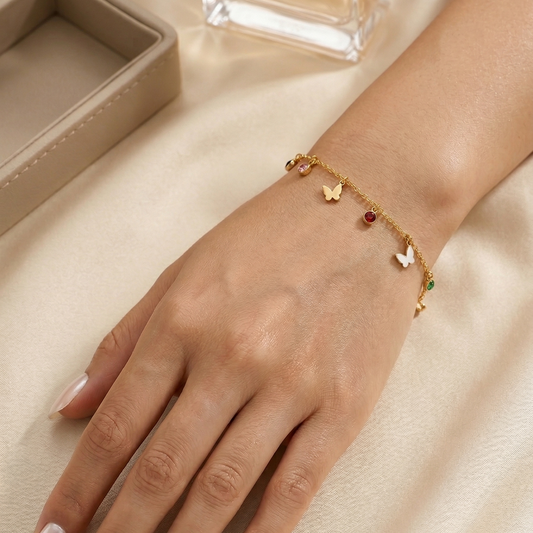 Flutter Charm Bracelet