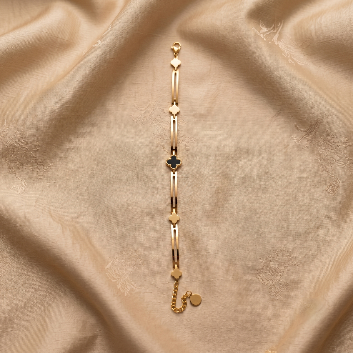 Clover Chain Charm Bracelet