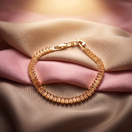 Champagne Tennis Bracelet