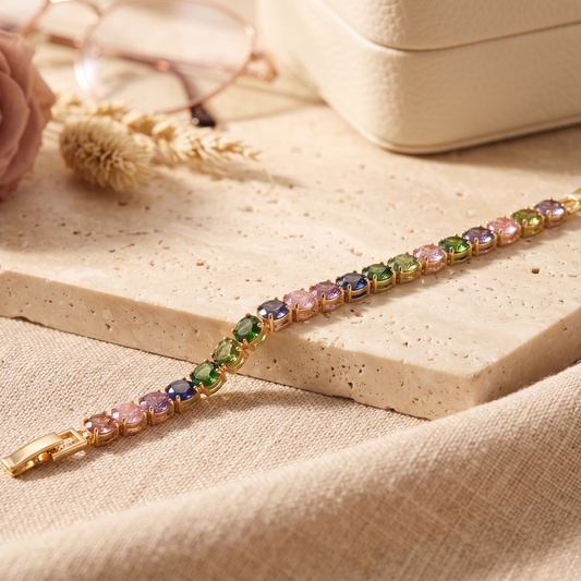 Rainbow Crystal Bracelet