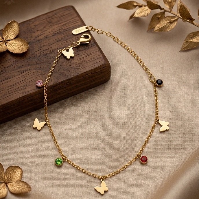 Flutter Charm Colourburst Bracelet