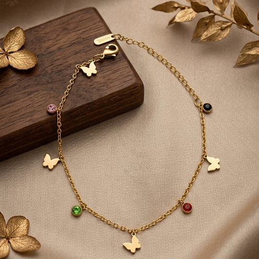 Flutter Charm Colourburst Bracelet