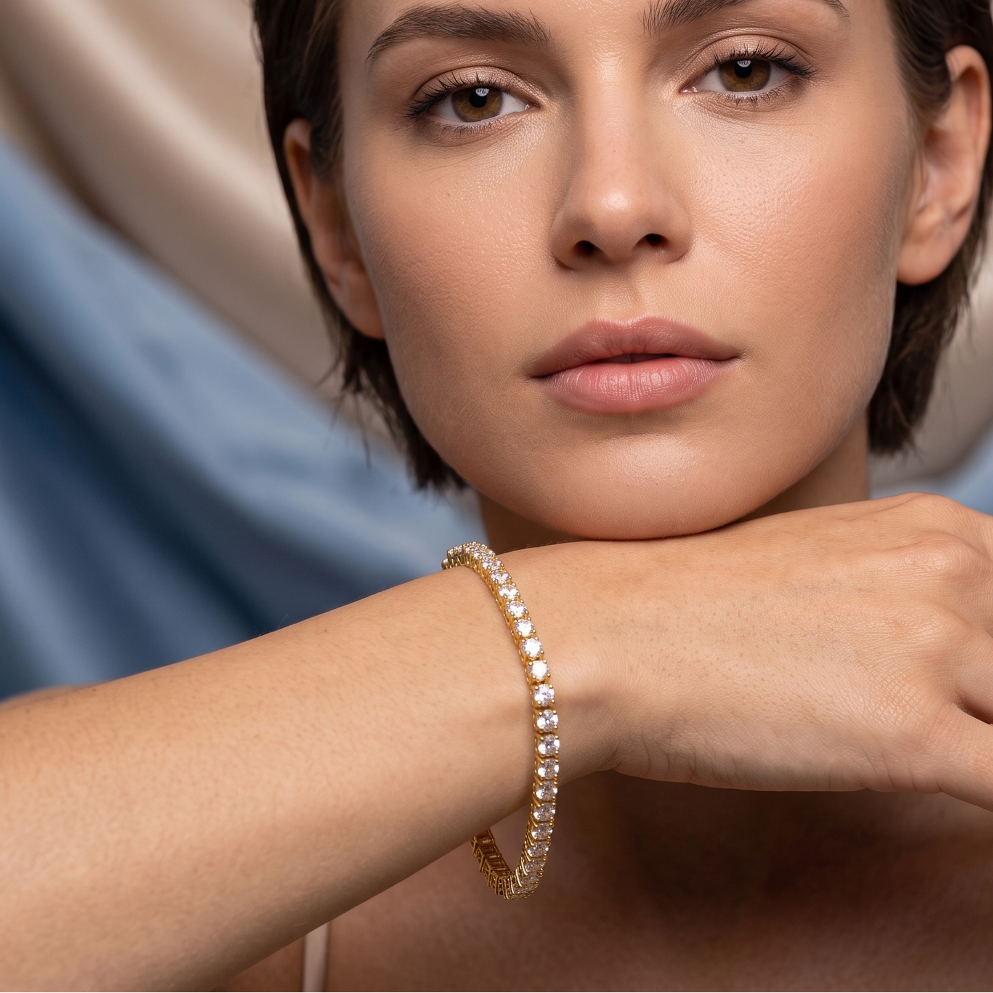 Diamond Dew Tennis Bracelet