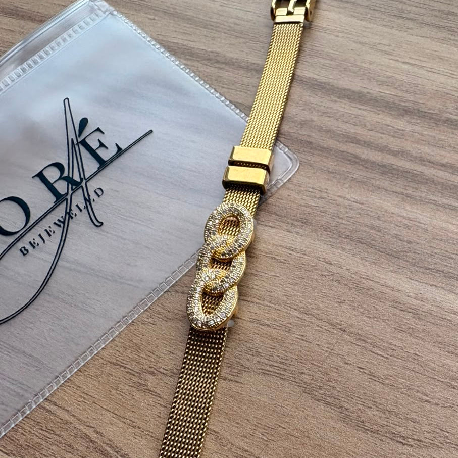 Golden Infinity Bracelet