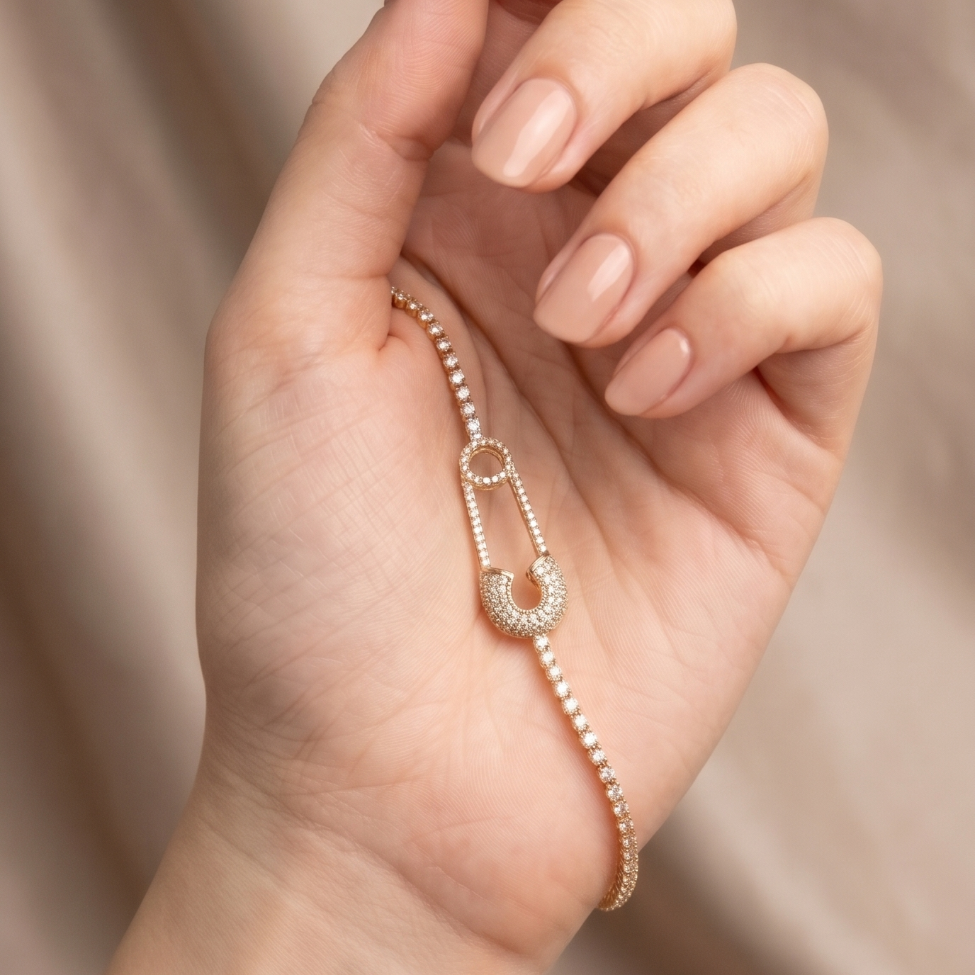 Infinity Pin Bracelet