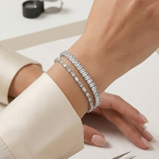 Celeste Crystal Tennis Bracelet