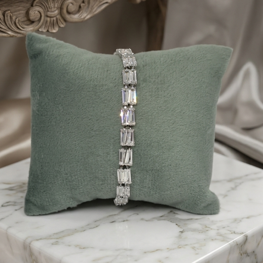 Celeste Baguette Crystal Bracelet