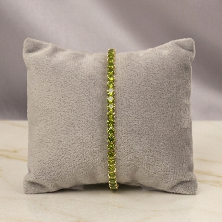 Lime Luxe Tennis Bracelet