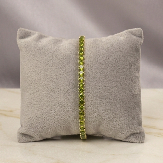Lime Luxe Tennis Bracelet