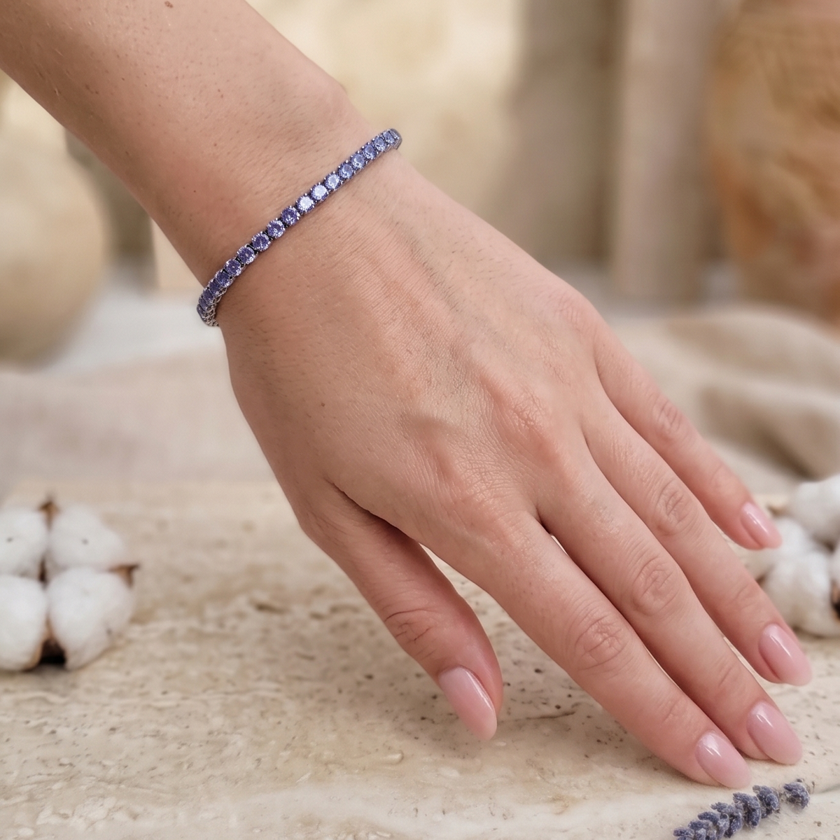 Lumina Baguette Diamond Tennis Bracelet