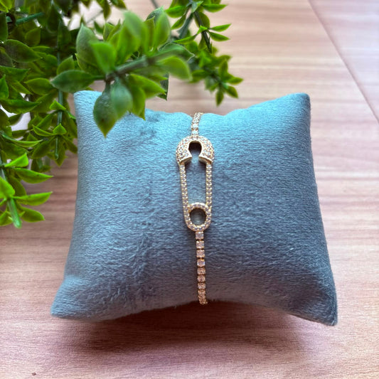 Infinity Pin Bracelet