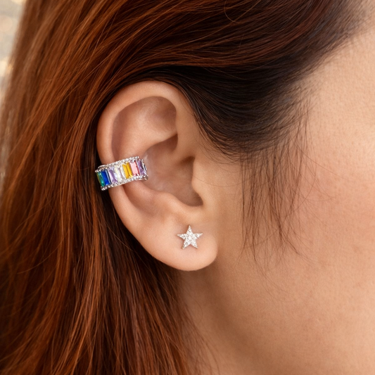 Prism Glow Ear Cuff