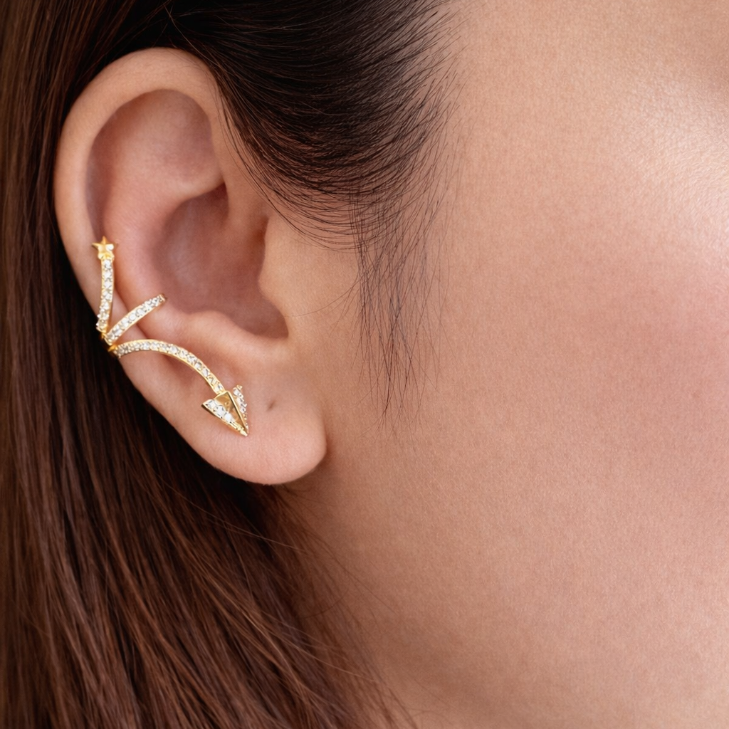 Celeste Crystal Ear Cuff
