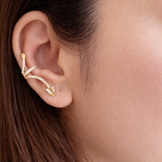 Celeste Crystal Ear Cuff