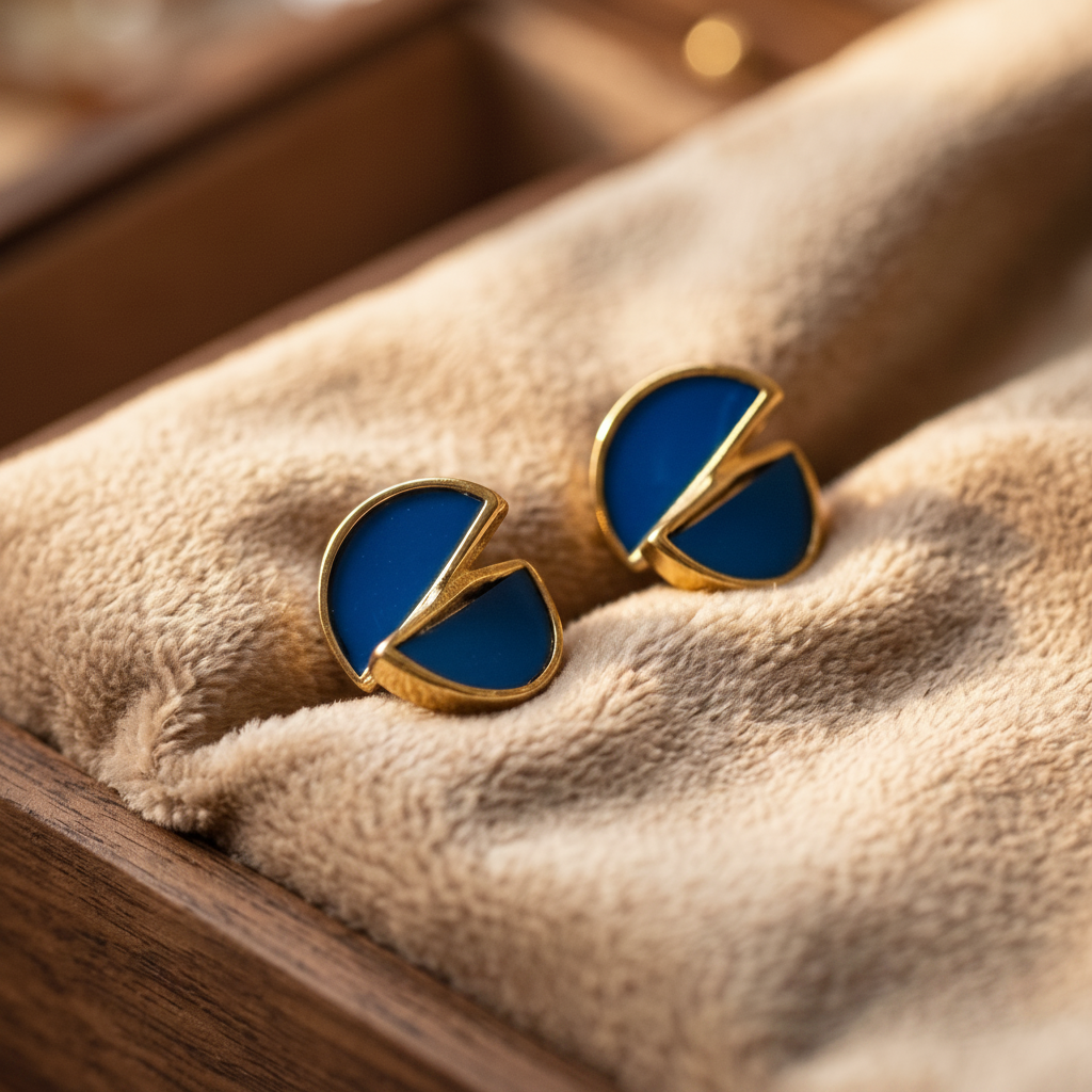 Cobalt Muse Studs