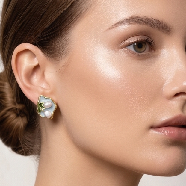 Pearl Meadow Studs