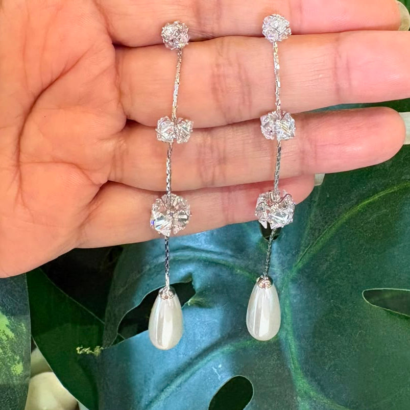 Pearl Cascade Earrings