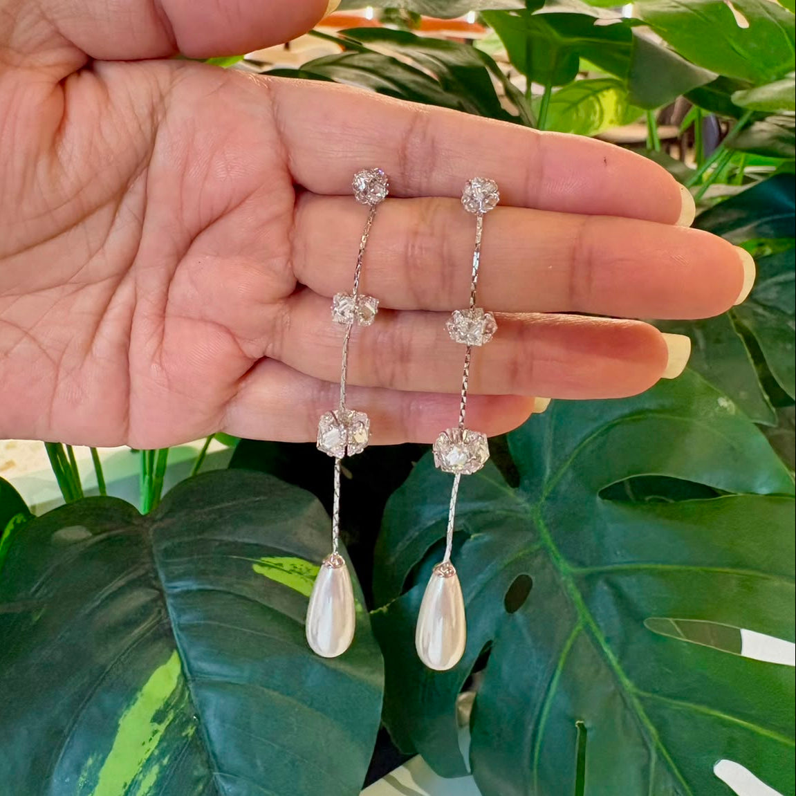 Pearl Cascade Earrings