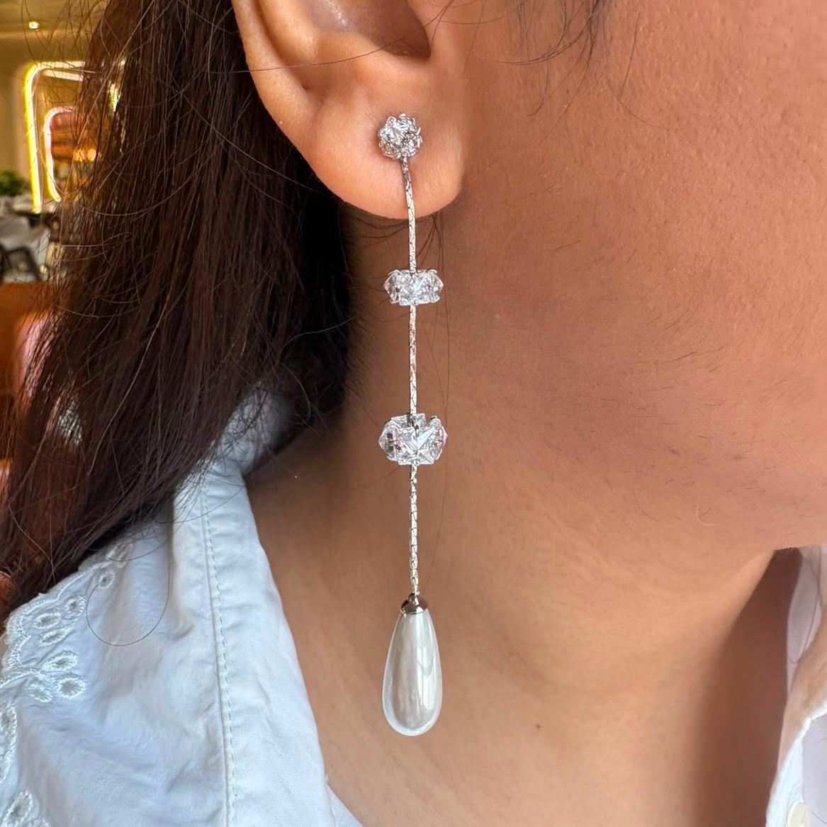 Pearl Cascade Earrings