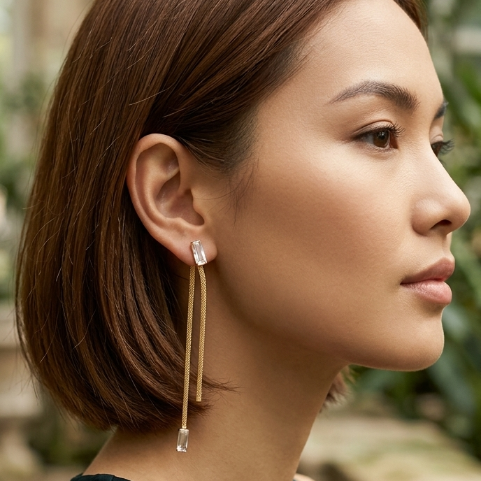 Élan Two-Way Chain Earrings