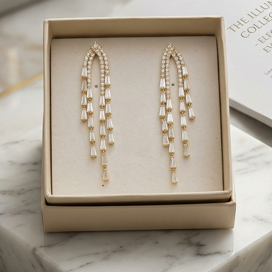 Stellar Line Earrings