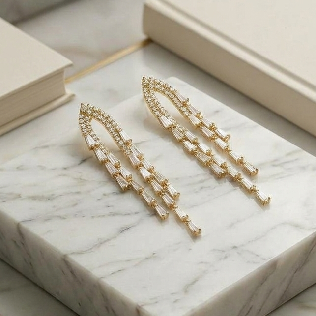 Stellar Line Earrings