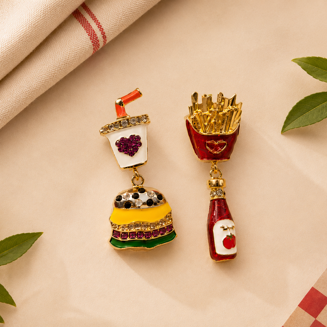 Snack Attack Mismatch Earrings