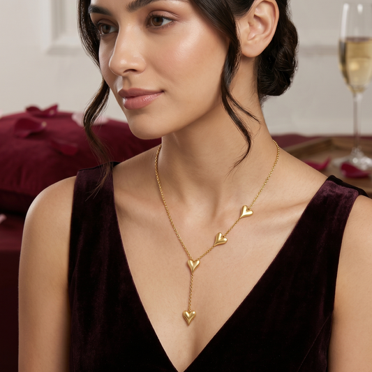 Amora Heart Drop Neckhain