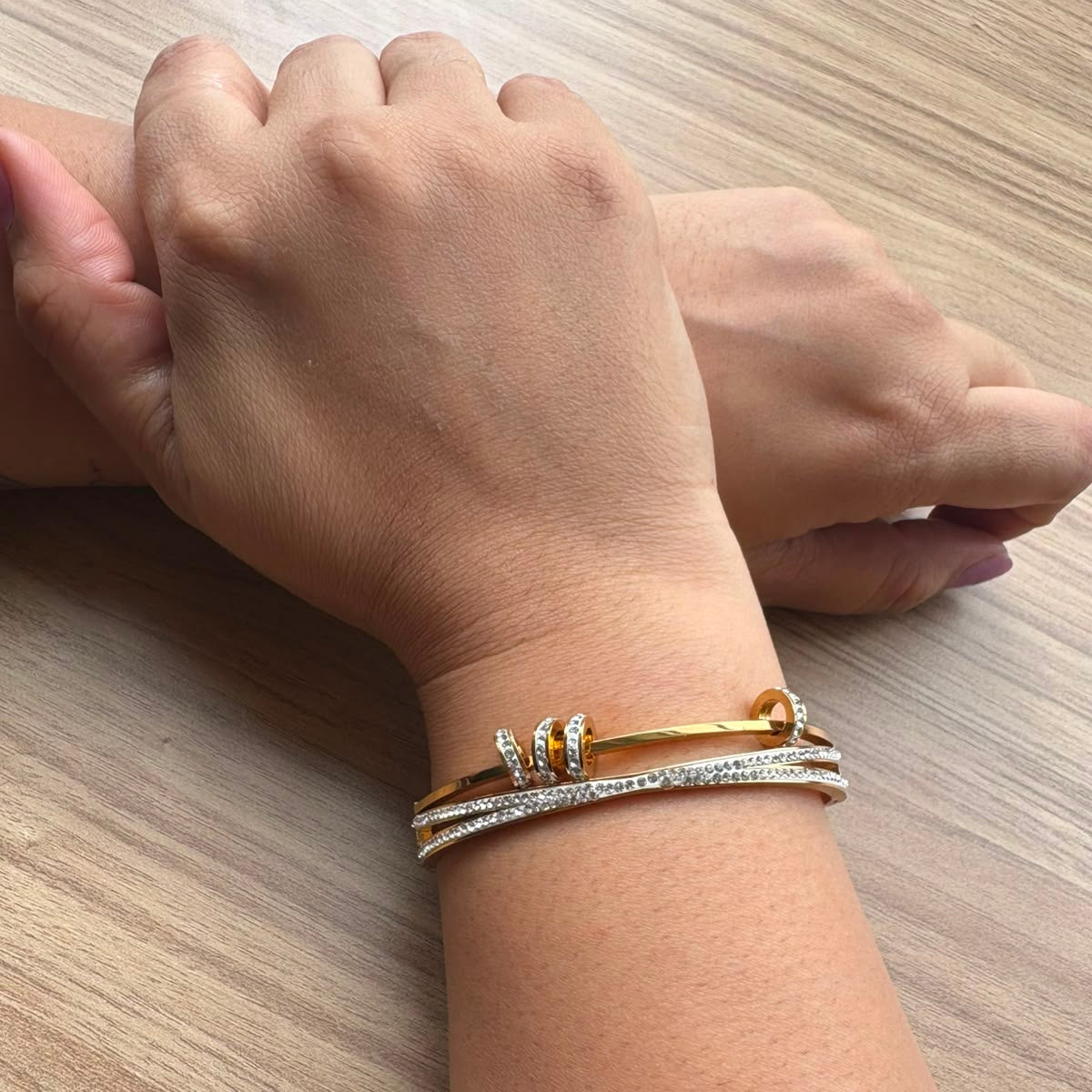 Infinity Spark Cuff Bracelet
